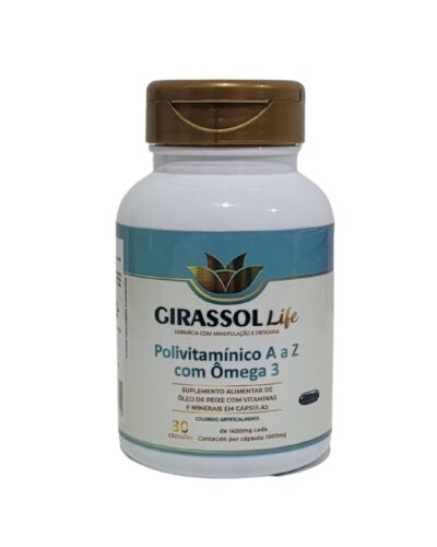 Polivitamínico de A a Z com Ômega 3 30 Cápsulas Polivitamínico de A a Z com Ômega 3 30 Cápsulas