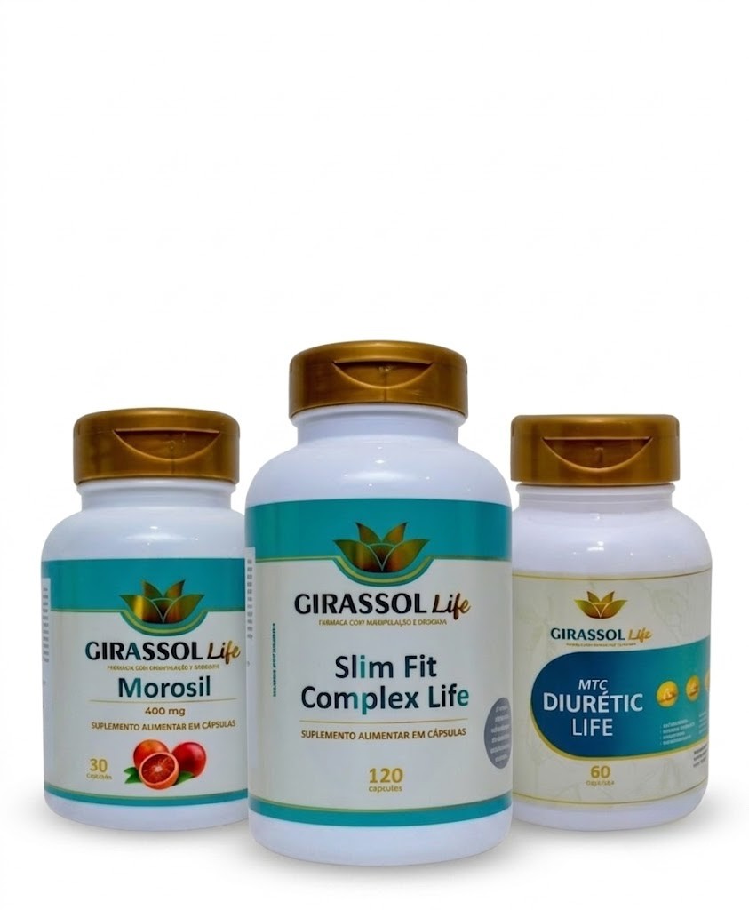 Combo Morosil® 400mg + Slim Fit Complex + Diurect Life Girassol Life | Gerenciamento Corporal e Metabolismo Combo Morosil® 400mg + Slim Fit Complex + Diurect Life Girassol Life | Gerenciamento Corporal e Metabolismo