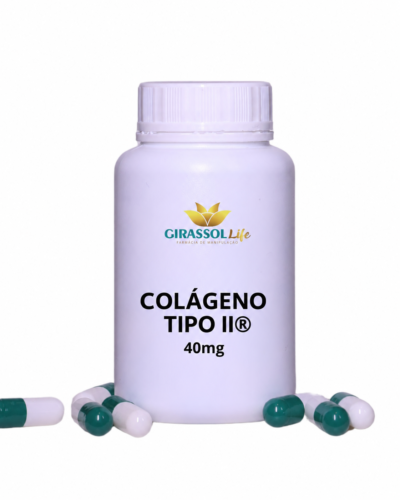 Colágeno UC II® Girassol Life 40 mg – Cuidado das Articulações | 30 Cápsulas
